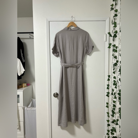 NWOTS Wilfred Eleta Linen Maxi Dress Sz M - Picture 7 of 12